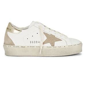 Golden Goose Hi Star Sneakers with Tan Star & Gold Heel